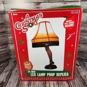 A CHRISTMAS STORY Officially Licensed 20" Inch Leg Lamp NECA Movie Replica NOB
